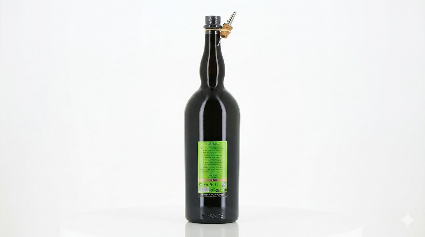 Jéroboam de chartreuse verte - Des moines chartreux - Cuvéria