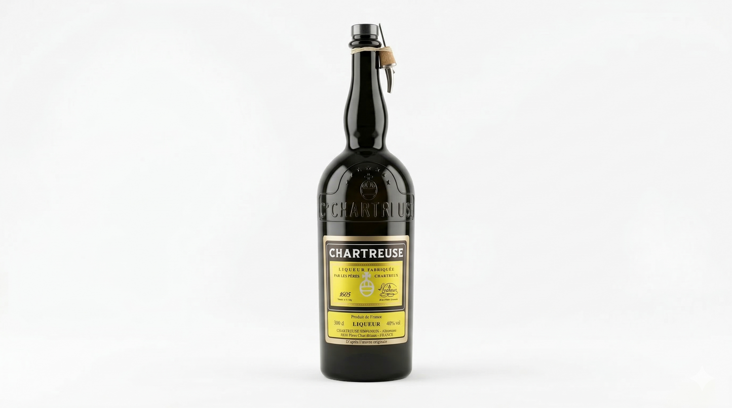 Jeroboam de Chartreuse Jaune - Des moines chartreux - Cuvéria