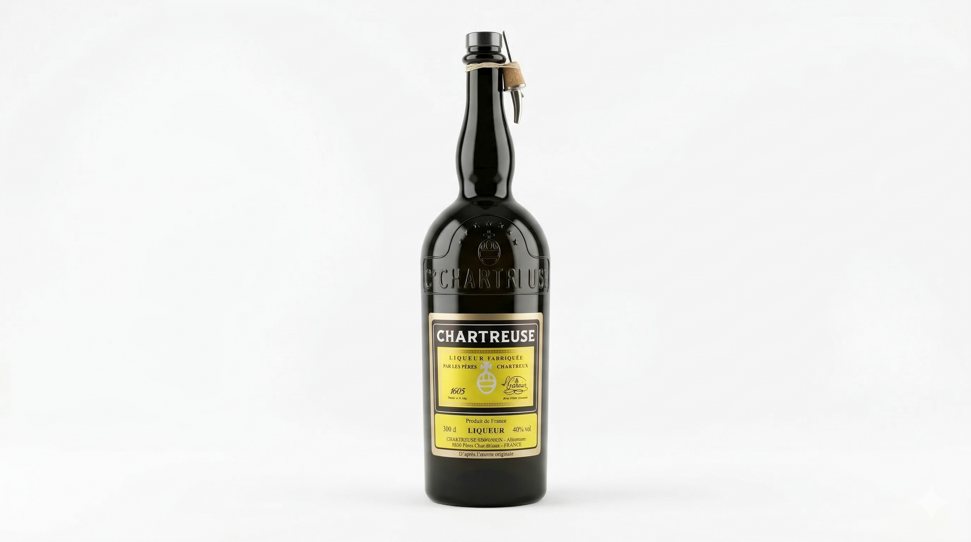 Jeroboam de Chartreuse Jaune - Des moines chartreux - Cuvéria