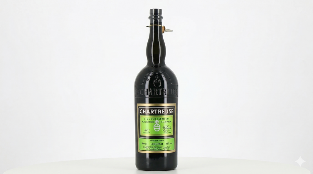 Jéroboam de chartreuse verte - Des moines chartreux - Cuvéria