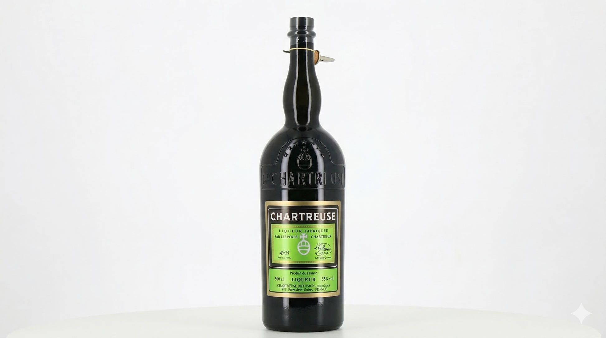 Jéroboam de chartreuse verte - Des moines chartreux - Cuvéria