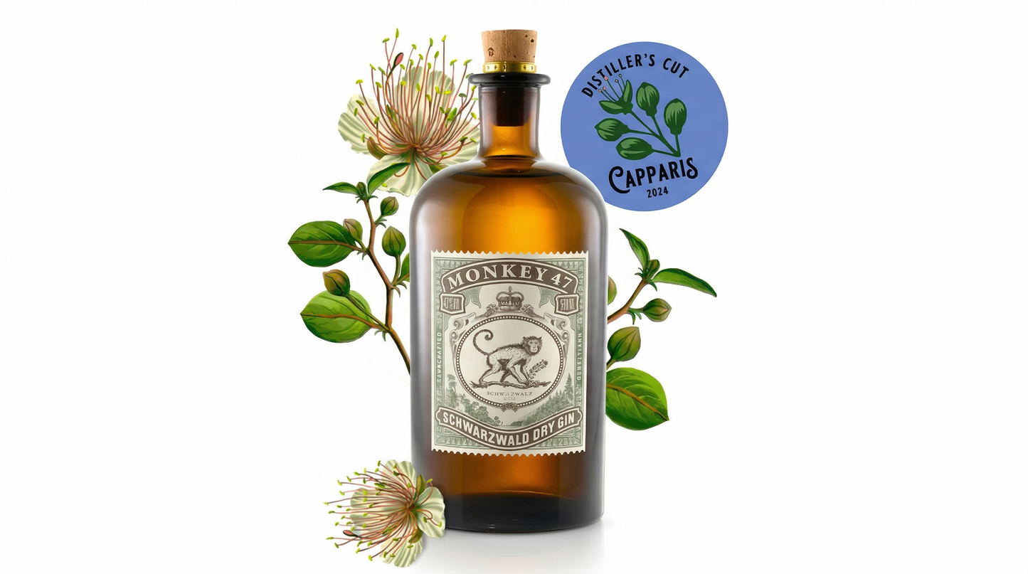 Monkey 47 Distiller’s Cut 2024 Gin Capparis Species Rara, Schwarzwald Dry Gin - Cuveria