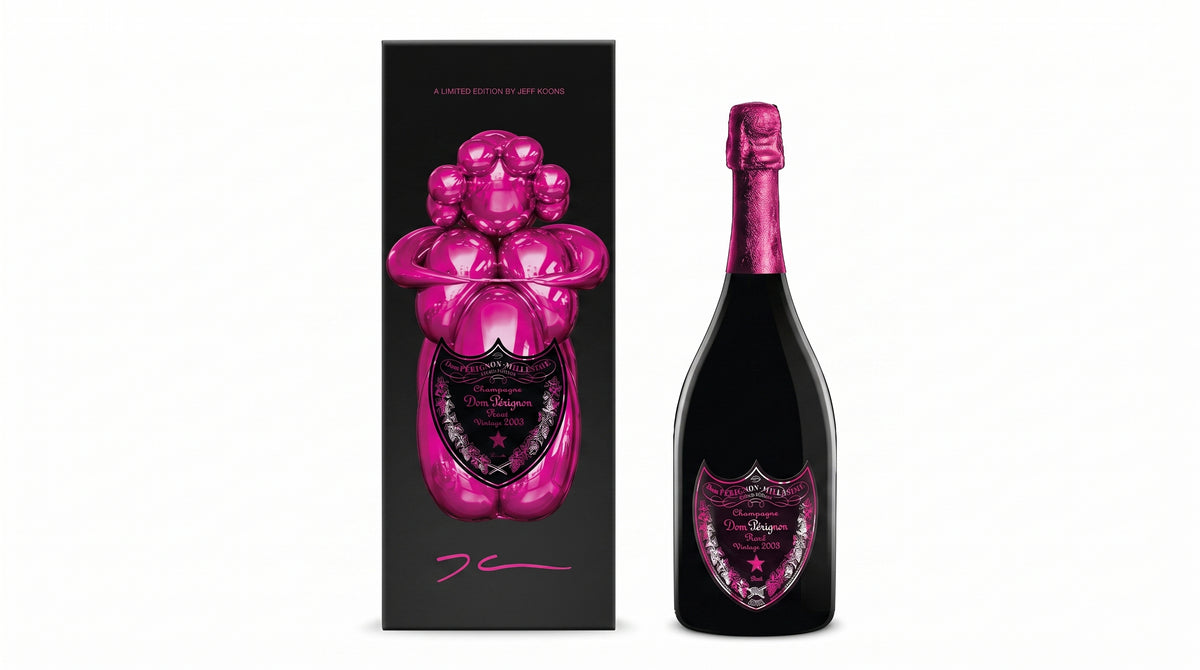 Dom Pérignon Rosé Vintage 2003 × Jeff Koons - Édition Limitée Cuvéria